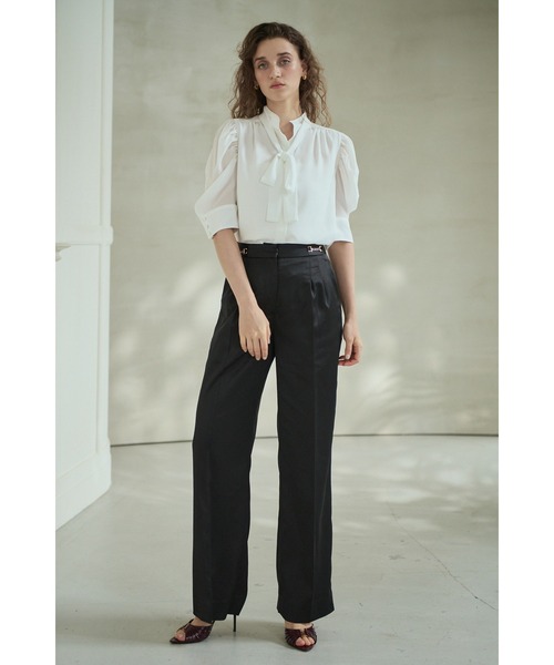 Estella.K(エステラケー)の「Louise Polka Dot Blouse ボリューム袖ブラウス(シャツ/ブラウス・レディース・ブラック系その他/オフホワイト/ホワイト系その他・FREE)」の6枚目の写真