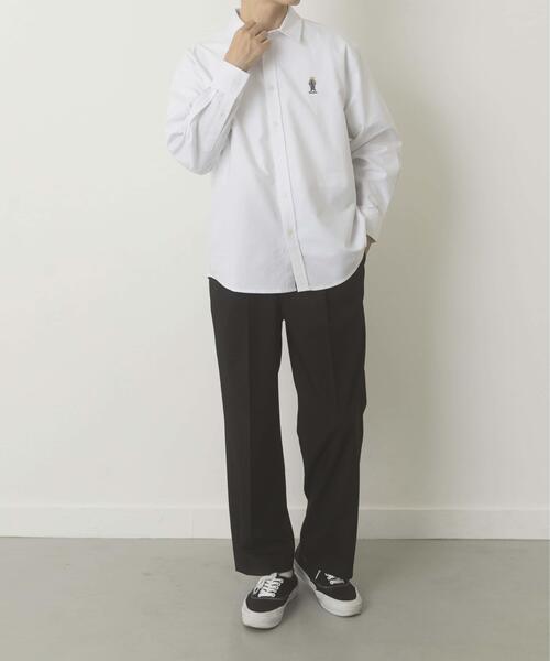ITEMS URBANRESEARCH（アイテムズ アーバンリサーチ）の「TeddyBear ワンポイント オックスシャツ（シャツ/ブラウス・メンズ・その他2/その他4/グレー/ホワイト/その他3/その他1・LARGE/MEDIUM）」の11枚目の写真