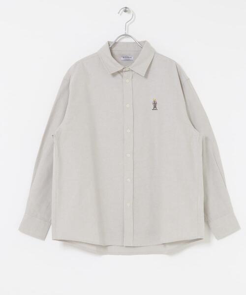 ITEMS URBANRESEARCH（アイテムズ アーバンリサーチ）の「TeddyBear ワンポイント オックスシャツ（シャツ/ブラウス・メンズ・その他2/その他4/グレー/ホワイト/その他3/その他1・LARGE/MEDIUM）」の18枚目の写真