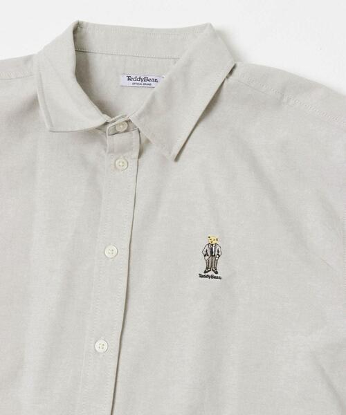 ITEMS URBANRESEARCH（アイテムズ アーバンリサーチ）の「TeddyBear ワンポイント オックスシャツ（シャツ/ブラウス・メンズ・その他2/その他4/グレー/ホワイト/その他3/その他1・LARGE/MEDIUM）」の19枚目の写真