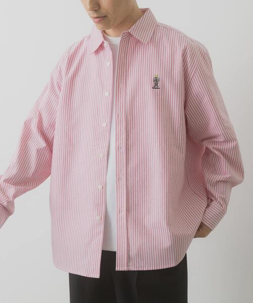 ITEMS URBANRESEARCH(アイテムズ アーバンリサーチ)の「TeddyBear ワンポイント オックスシャツ(シャツ/ブラウス・メンズ・その他2/その他4/グレー/ホワイト/その他3/その他1・LARGE/MEDIUM)」の14枚目の写真