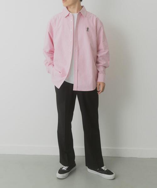 ITEMS URBANRESEARCH(アイテムズ アーバンリサーチ)の「TeddyBear ワンポイント オックスシャツ(シャツ/ブラウス・メンズ・その他2/その他4/グレー/ホワイト/その他3/その他1・LARGE/MEDIUM)」の16枚目の写真
