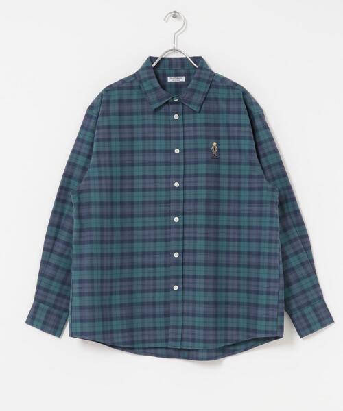 ITEMS URBANRESEARCH(アイテムズ アーバンリサーチ)の「TeddyBear ワンポイント オックスシャツ(シャツ/ブラウス・メンズ・その他2/その他4/グレー/ホワイト/その他3/その他1・LARGE/MEDIUM)」の11枚目の写真
