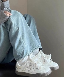 c.u.l（シーユーエル）の「パール レース紐  スニーカー culs151（スニーカー）」