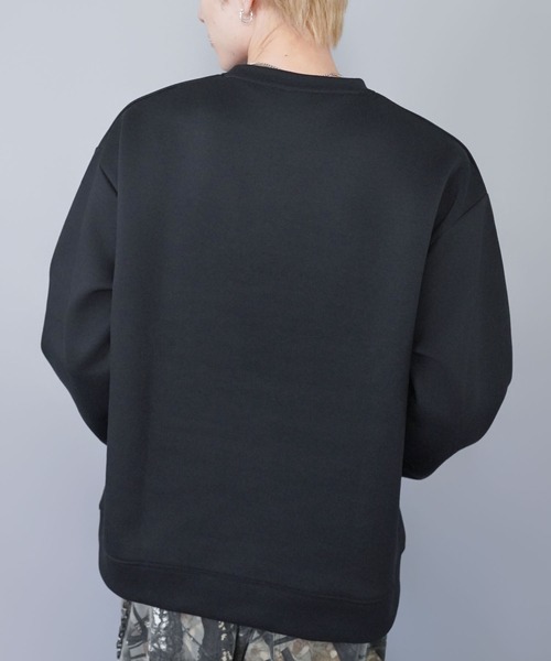 SPINNS（スピンズ）の「ひげおじさんスウェット/パリ/立体刺繍デザイン/さらもち素材（スウェット・メンズ・ブラック/ホワイト・ONESIZE）」の12枚目の写真