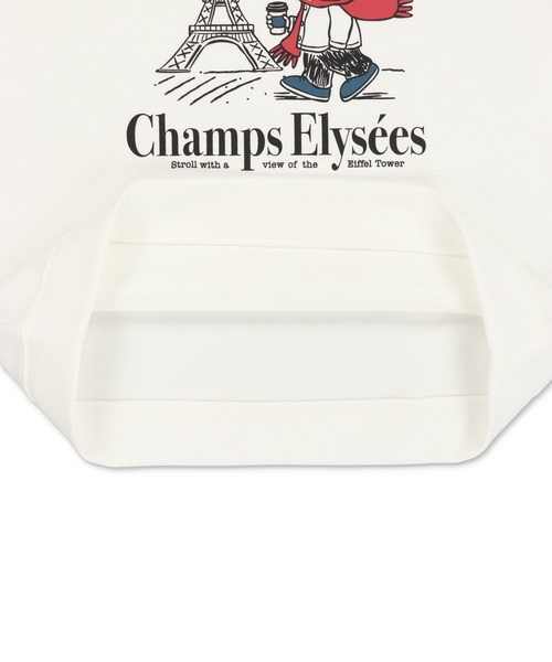 SPINNS（スピンズ）の「ひげおじさんスウェット/パリ/立体刺繍デザイン/さらもち素材（スウェット・メンズ・ブラック/ホワイト・ONESIZE）」の18枚目の写真