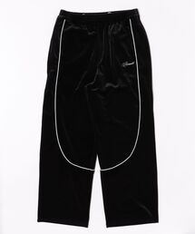 STYLISE(X^CCY)́yBREATHzSCRIPT LOGO PIPING VELOUR TRACK PANTS / ubN [BR25AW-P1003](X[cpc)