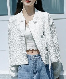 Coo+i（クーイ）の「チャイナボタンデザインブルゾン（ブルゾン）」