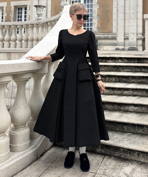 ジャカードポケットワンピース（ワンピース）｜JENNE（ジェンヌ）の