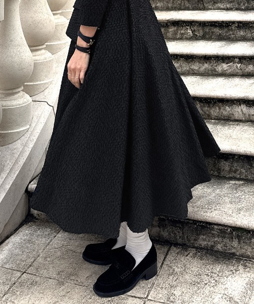 JENNE（ジェンヌ）の「ジャカードポケットワンピース（ワンピース・レディース・クリーム/ブラック・LARGE/MEDIUM/SMALL）」の22枚目の写真