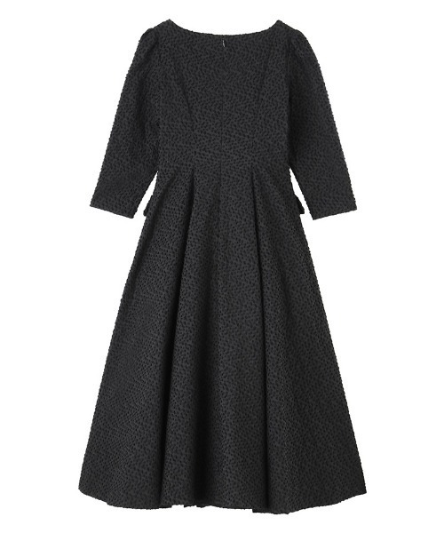 JENNE（ジェンヌ）の「ジャカードポケットワンピース（ワンピース・レディース・クリーム/ブラック・LARGE/MEDIUM/SMALL）」の9枚目の写真