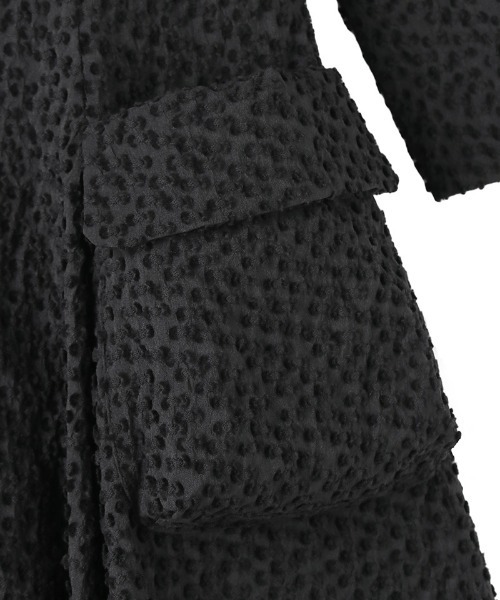 JENNE（ジェンヌ）の「ジャカードポケットワンピース（ワンピース・レディース・クリーム/ブラック・LARGE/MEDIUM/SMALL）」の11枚目の写真