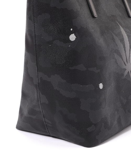GENTIL BANDIT(ジャンティバンティ)の「GENTIL BANDIT x lucien pellat-finet /14th Anniv. Ltd トートバッグMM(marijuana)(トートバッグ・メンズ・ブラック・F)」の12枚目の写真