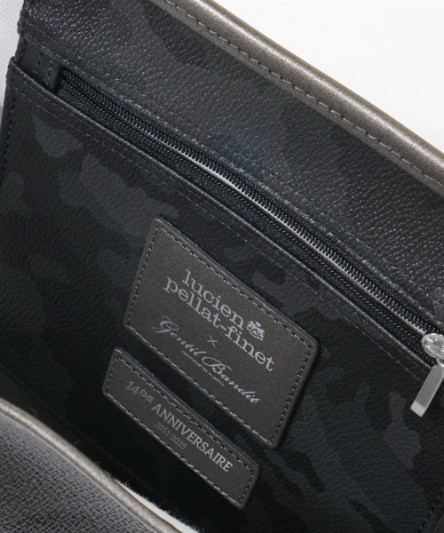 GENTIL BANDIT(ジャンティバンティ)の「GENTIL BANDIT x lucien pellat-finet /14th Anniv. Ltd トートバッグMM(marijuana)(トートバッグ・メンズ・ブラック・F)」の3枚目の写真