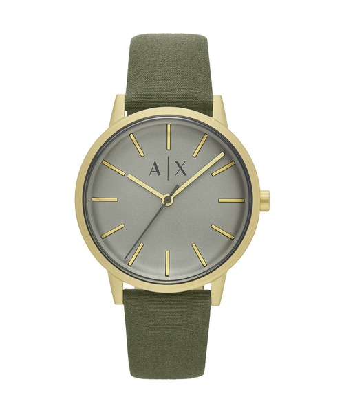 ARMANI EXCHANGE(アルマーニエクスチェンジ)の「アルマーニ・エクスチェンジ 腕時計 メンズ アナログ ファブリック AX2765(アナログ腕時計・メンズ・グリーン・FREE)」の1枚目の写真