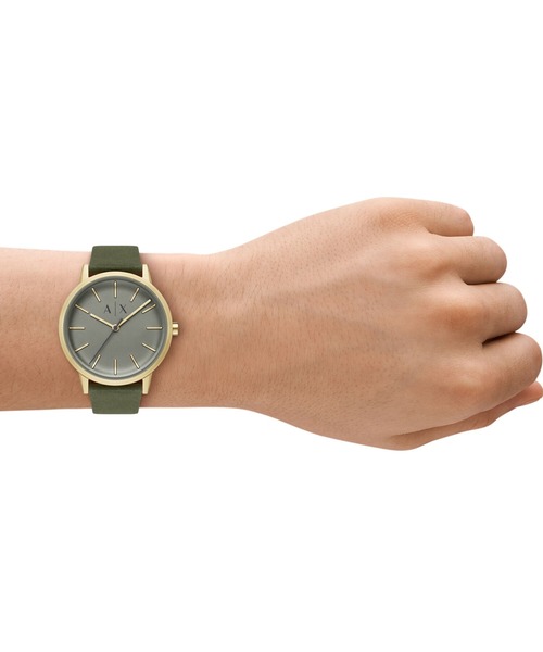 ARMANI EXCHANGE(アルマーニエクスチェンジ)の「アルマーニ・エクスチェンジ 腕時計 メンズ アナログ ファブリック AX2765(アナログ腕時計・メンズ・グリーン・FREE)」の2枚目の写真