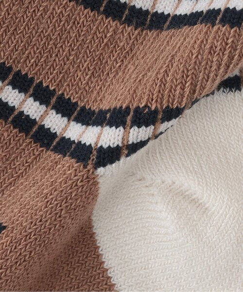 petit main（プティマイン）の「パン刺しゅうソックス2P（ソックス/靴下・キッズ・サックスブルー/ホワイト系/モカ・11-13cm/L(18-20cm)/M(16-18cm)/S(13-15cm)）」の6枚目の写真