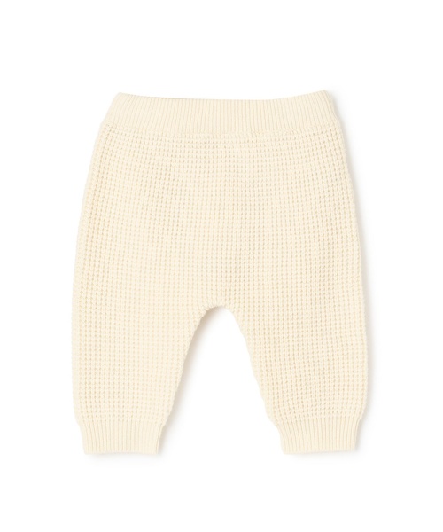 petit main(プティマイン)の「ニットパンツ<セットアップ対応>(その他ベビーウェア・キッズ・グレー/アイボリー・80cm/70cm)」の1枚目の写真