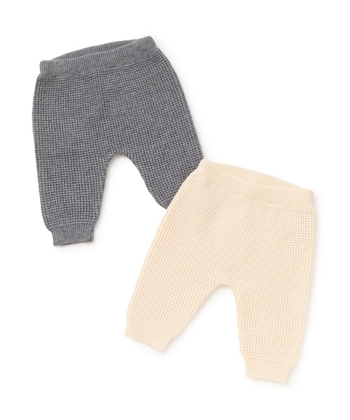 petit main(プティマイン)の「ニットパンツ<セットアップ対応>(その他ベビーウェア・キッズ・グレー/アイボリー・80cm/70cm)」の11枚目の写真