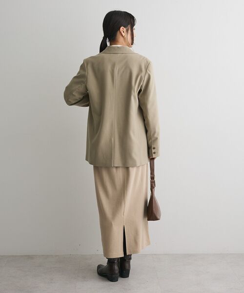 CRAFT STANDARD BOUTIQUE（クラフトスタンダードブティック）の「ウールライクオーバーサイズジャケット◆（テーラードジャケット・レディース・ブラック/ライトカーキ/ブラウン・FREE）」の15枚目の写真