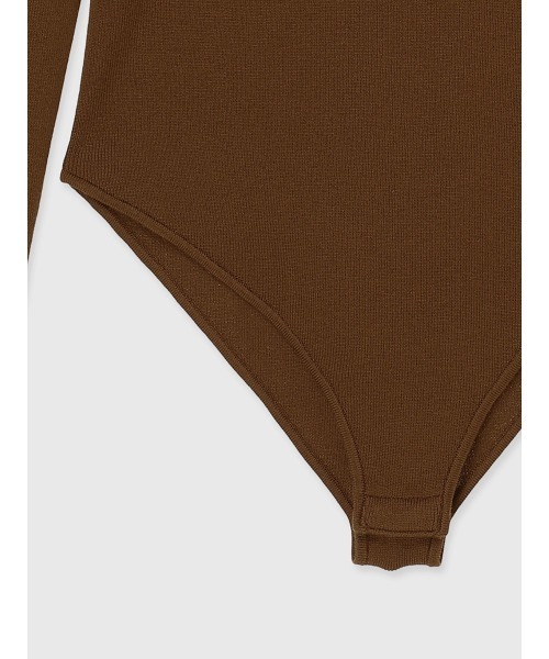 anuans（アニュアンス）の「バックオープンニットボディスーツ（ニット/セーター・レディース・ブラウン/グレー・FREE）」の20枚目の写真