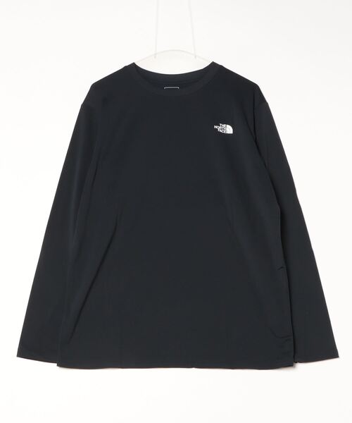 THE NORTH FACE(ザノースフェイス)の「ザ ノース フェイス THE NORTH FACE L/S Lined Runner Tee_ロングスリーブラインドランナーティー(Tシャツ/カットソー・メンズ・ブラック/ホワイト・LL/S/M/L)」の2枚目の写真