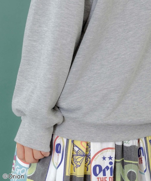 ScoLar（スカラー）の「153708：orion×ScoLar　星降る森のオリオンビールタイム柄PO（Tシャツ/カットソー・レディース・チャコールグレー/杢グレー・M/L）」の9枚目の写真