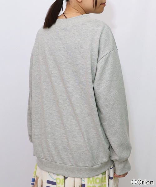 ScoLar（スカラー）の「153708：orion×ScoLar　星降る森のオリオンビールタイム柄PO（Tシャツ/カットソー・レディース・チャコールグレー/杢グレー・M/L）」の16枚目の写真