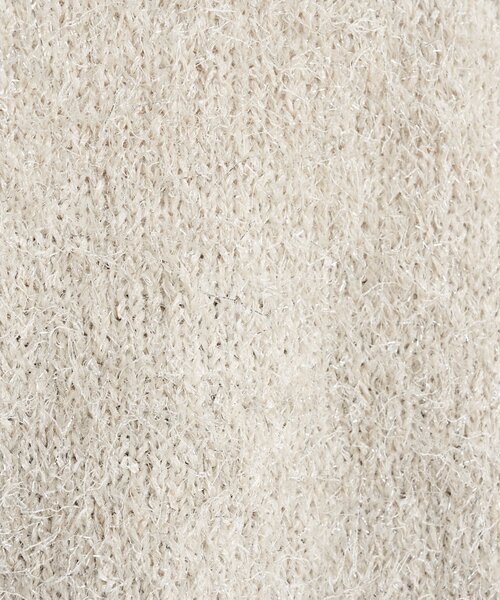 Jena espace merveilleux（ジェナ　エスパスメルヴェイユ）の「【キラッとふんわり】フィルムヤーンニット（ニット/セーター・レディース・ライトグレー/ネイビー/アイボリー・FREE）」の18枚目の写真