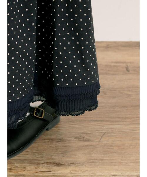 Samansa Mos2(サマンサ モスモス)の「【ゆべし×Samansa Mos2】裾フリルギャザースカート(スカート・レディース・ブラック/グレー/ベージュ/キャメル・F)」の18枚目の写真