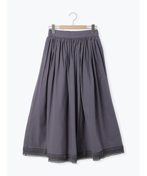 Samansa Mos2(サマンサ モスモス)の「【ゆべし×Samansa Mos2】裾フリルギャザースカート(スカート・レディース・ブラック/グレー/ベージュ/キャメル・F)」の20枚目の写真