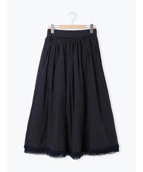 Samansa Mos2(サマンサ モスモス)の「【ゆべし×Samansa Mos2】裾フリルギャザースカート(スカート・レディース・ブラック/グレー/ベージュ/キャメル・F)」の21枚目の写真