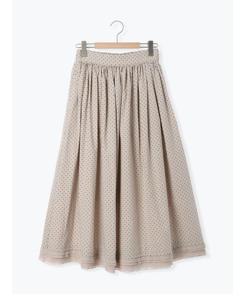 Samansa Mos2(サマンサ モスモス)の「【ゆべし×Samansa Mos2】裾フリルギャザースカート(スカート・レディース・ブラック/グレー/ベージュ/キャメル・F)」の22枚目の写真