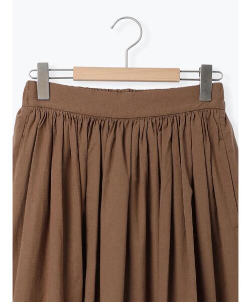 セール】【ゆべし×Samansa Mos2】裾フリルギャザースカート（スカート