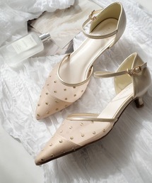 シューズ（ゴールド/金色系・ポインテッドトゥ）ファッション通販