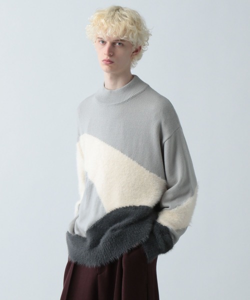 セール】ハイショクハイネックニットプルオーバー(HARE)（ニット