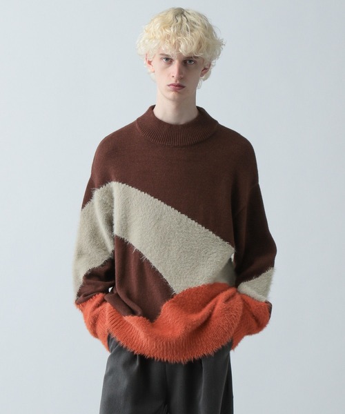 セール】ハイショクハイネックニットプルオーバー(HARE)（ニット