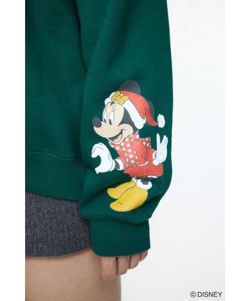 Disney SERIES CREATED by MUS(ディズニーシリーズクリエイテッドバイエムユーエス)の「MD X’MAS プルオーバー / MICKEY(スウェット・レディース・オフホワイト/グリーン/レッド・FREE)」の15枚目の写真