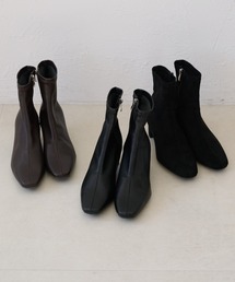 raffime（ラフィミー）の「スクエアトゥストレッチショートブーツ（ブーツ）」