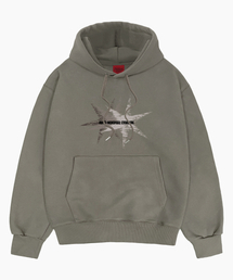 CRIGUN（クリガン）の「スロウイングスター フードパーカー カーキベージュ（パーカー）」