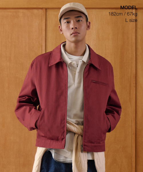 MUSINSA STANDARD（ムシンサスタンダード）の「ヘビーウェイトCPワークジャケット[レッド]（ブルゾン・メンズ・その他・MEDIUM/LARGE/X-LARGE/XX-LARGE）」の17枚目の写真
