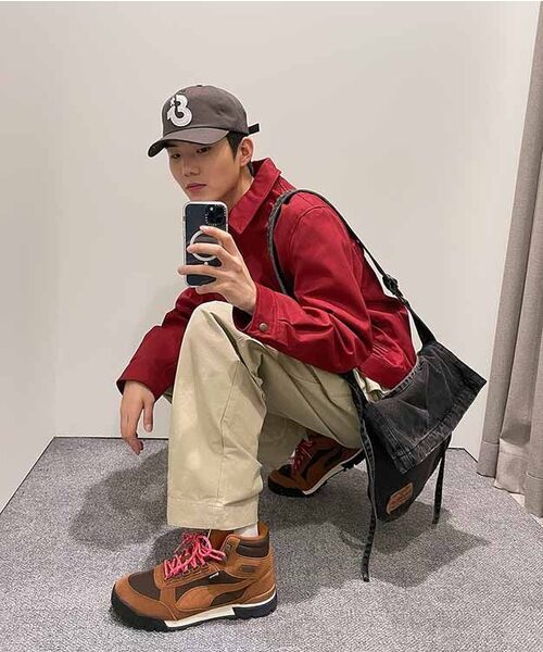 MUSINSA STANDARD（ムシンサスタンダード）の「ヘビーウェイトCPワークジャケット[レッド]（ブルゾン・メンズ・その他・MEDIUM/LARGE/X-LARGE/XX-LARGE）」の5枚目の写真