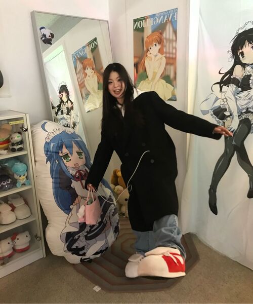 MUSINSA STANDARD WOMAN（ムシンサスタンダードウーマン）の「ウィメンズウールブレンドオーバーショルダーダブルコート[ブラック]（チェスターコート・レディース・その他・LARGE/X-SMALL/SMALL/MEDIUM）」の12枚目の写真