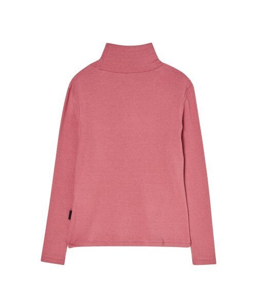 THE GREEN LAB（ザグリーンラボ）の「テンセルタートルネックTシャツ[グレイッシュピンク]（Tシャツ/カットソー・レディース・その他・FREE）」の2枚目の写真