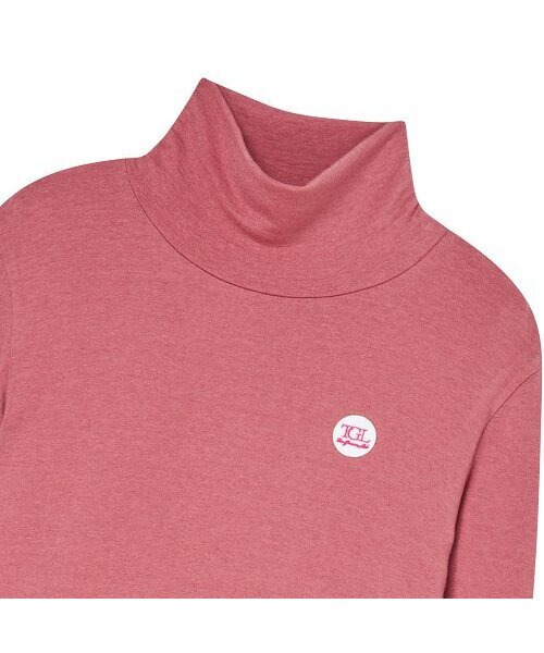 THE GREEN LAB（ザグリーンラボ）の「テンセルタートルネックTシャツ[グレイッシュピンク]（Tシャツ/カットソー・レディース・その他・FREE）」の3枚目の写真