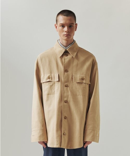 TRIP LE SENS(トリップ ル センス)の「CUFFS OVER SHIRTS JACKET_BEIGE(その他アウター・レディース・その他・MEDIUM/LARGE)」の1枚目の写真