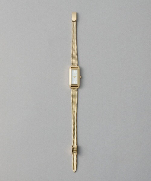 ete(エテ)の「レトロフェイス ダイヤモンド ウォッチ(アナログ腕時計・レディース・シルバー/イエローゴールド・FREE)」の6枚目の写真