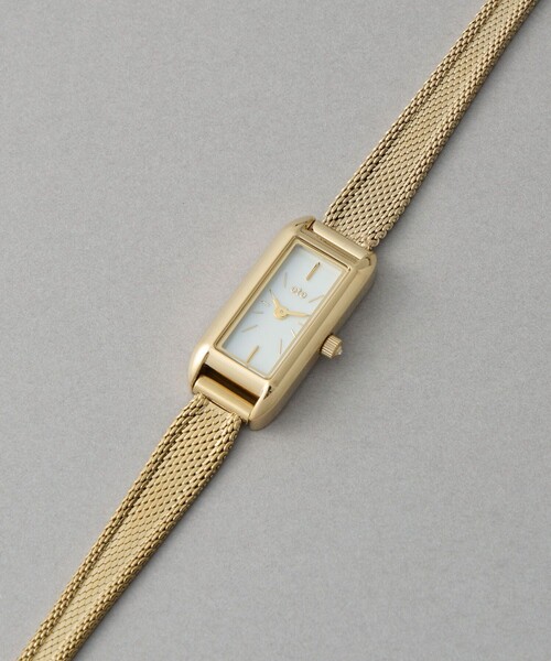 ete(エテ)の「レトロフェイス ダイヤモンド ウォッチ(アナログ腕時計・レディース・シルバー/イエローゴールド・FREE)」の7枚目の写真