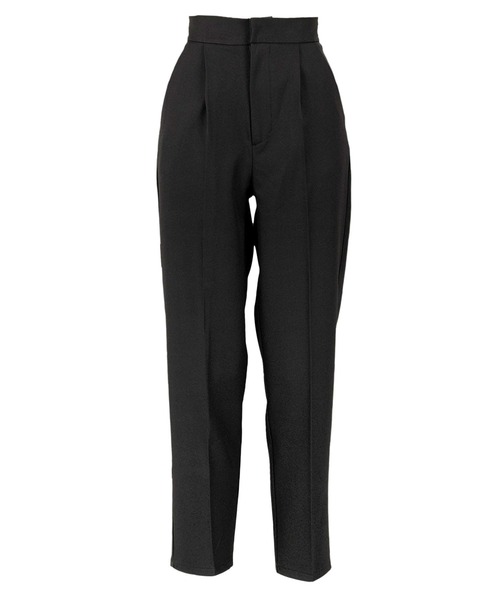 KOBE LETTUCE（コウベレタス）の「[ 撥水・防汚 ] シワになりにくいテーパードパンツ（スラックス・レディース・アイボリー/ブラック・M/S/PM/PS）」の17枚目の写真