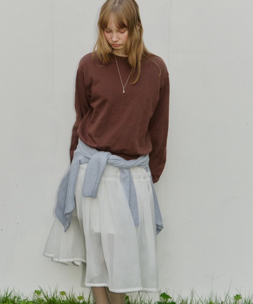 GIUNON（ジウノン）の「crystal drop long necklace / クリスタルドロップネックレス（ネックレス・レディース・シルバー・FREE）」の17枚目の写真